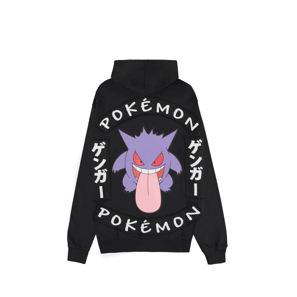 Pokémon - Gengar Locked Up Vest met capuchon - Zwart